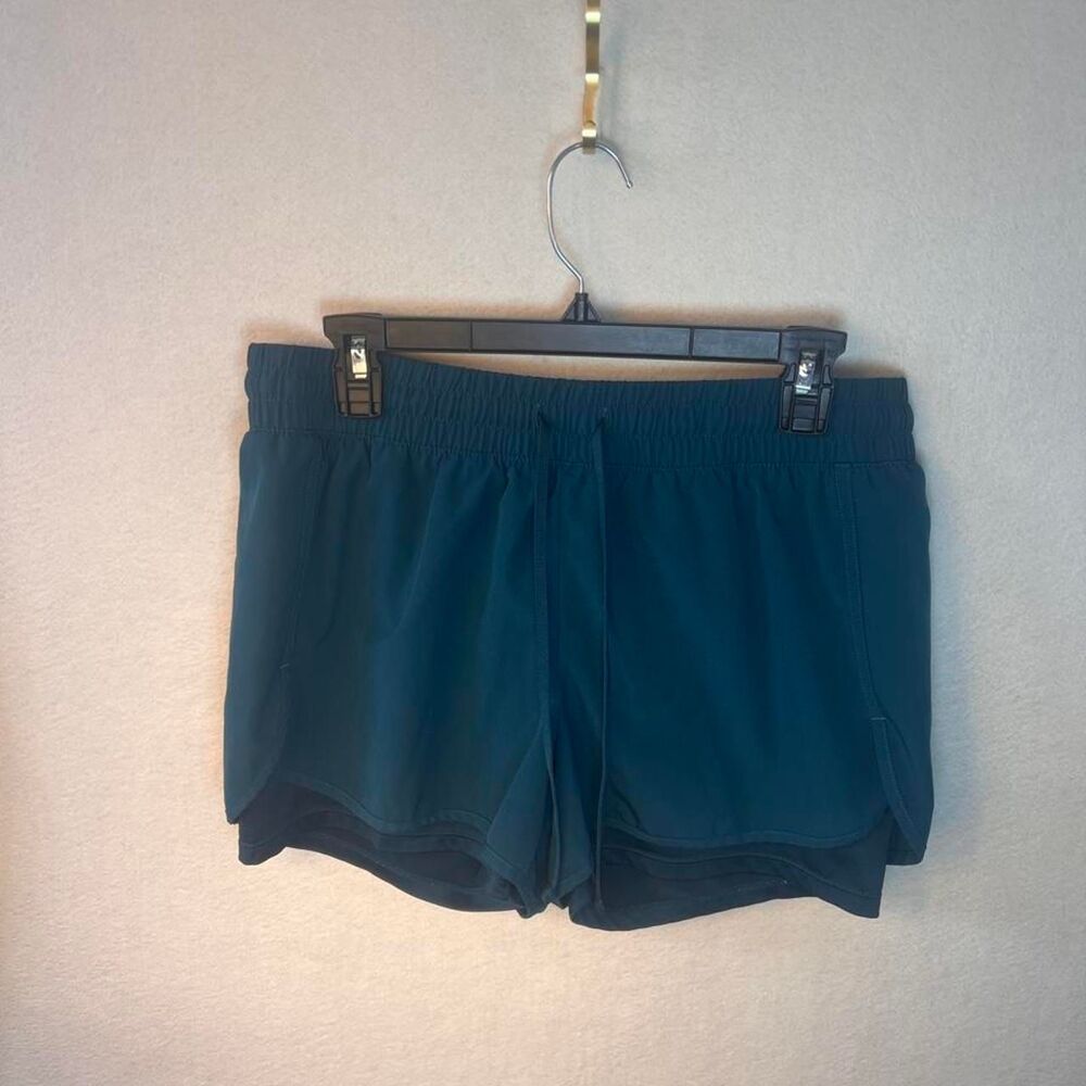 Velocity Women's Blue and Green Shorts